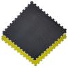 Tapis de sol en mouse / 100 x 100 x 2.0 cm / Tatami réversible puzzle / Jaune-Noir