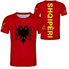 FIGHTERS - T-Shirt / Albanie-Shqipëri / Rouge-Jaune