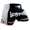 FIGHTERS - Shorts de boxe thai / Elite Pro Muay Thai / Noir-Blanc