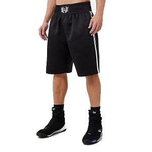 Everlast - Pantaloncini da Boxe / Nero-Bianco / Medium