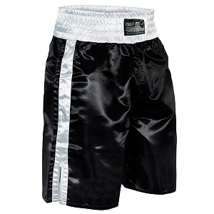 FIGHT-FIT - Box Shorts Long / Schwarz-Weiss / Large