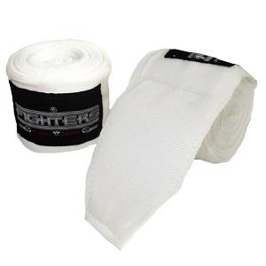 FIGHTERS - Boxing Wraps / 300 cm / elasticated / White