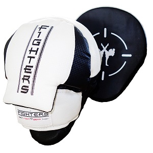 FIGHTERS - Focus Mitts / Striker / Carbon / Black-White / Pair