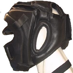 FIGHTERS - Head Guard with Grid / Double Protect / Schwarz / XL