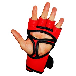 FIGHTERS - Gants MMA / Elite / Rouge / Medium