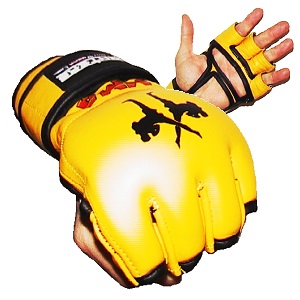 FIGHTERS - MMA Gloves / Elite / Yellow / Medium