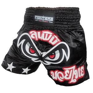 FIGHTERS - Muay Thai Shorts / No Fear / Noir / Large