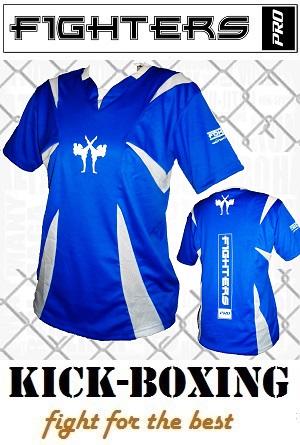 FIGHTERS - Chemise Kick-Boxing / Competition / Bleu / XS