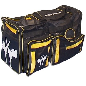 FIGHTERS - Sac de Sport / Noir-Jaune / 90x45x40 cm