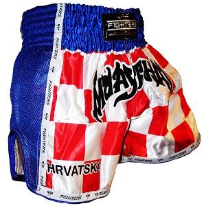 FIGHTERS - Shorts de Muay Thai / Croatie-Hrvatska / Elite / XL