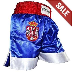 FIGHTERS - Pantalones Muay Thai / Serbia-Srbija / Zastava / Large