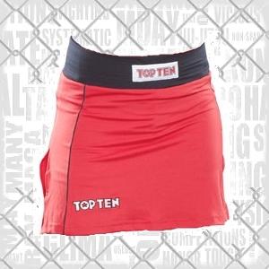 Top Ten - Ladies Boxing Skirt / Red-Black / Large