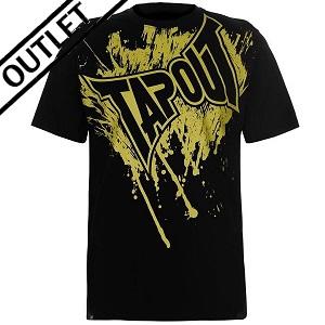 Tapout - Camiseta / Negro-Amarillo / Large