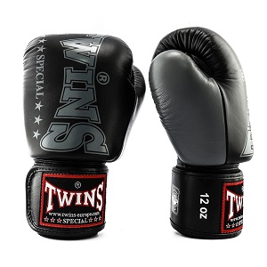 Twins - Boxhandschuhe / BGVL-8 / Schwarz / 12 oz