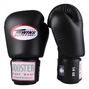 Twins - Boxing Gloves / BG-5 / Black / 10 oz
