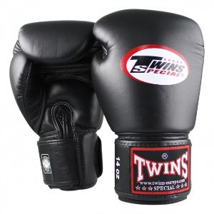 Twins - Gants de Boxe / BG-N / Noir / 14 oz