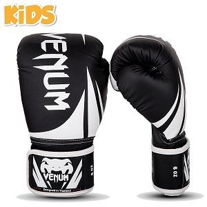 Venum - Guantoni da Boxe / Challenger 2.0 Kids / Nero-Bianco / 6 oz