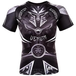 Venum - Rashguard / Gladiator 3.0 / Short Sleeve / Black  / Large