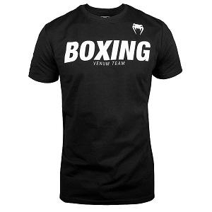 Venum - Camiseta / Boxing  VT / Negro-Blanco / Medium