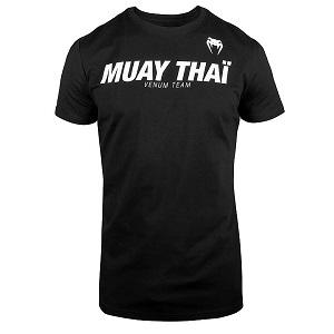 Venum - T-Shirt / Muay Thai VT / Nero-Bianco / Large