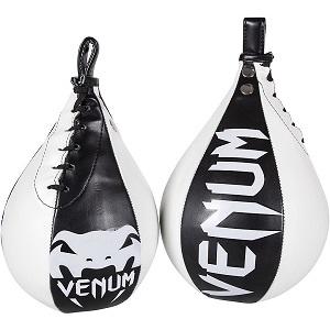 Venum - Balon de velocidad / Speed ??Bag / Skintex / Negro-Blanco / Medium