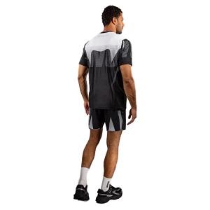 Venum - T-Shirt / Adrenaline Dry Tech / Schwarz-Silber-Grau / Small