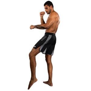 Venum - Fightshorts MMA Shorts / Adrenaline / Schwarz-Silber-Grau / Small