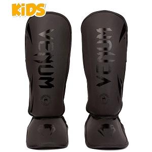 Venum - Schienbeinschutz Kinder / Challenger / Schwarz-Schwarz / Small
