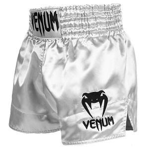 Venum - Short de Fitness / Classic  / Plata-Negro / Small