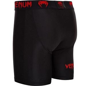 Venum - Pantaloni a compressione / Contender 2.0 / Nero-Rosso / XXL