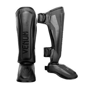 Venum - Schienbeinschutz Kinder / Elite / Schwarz-Schwarz / Small