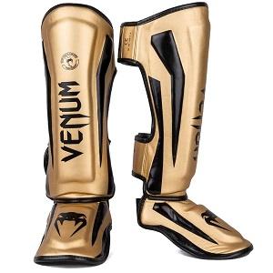 Venum - Schienbeinschutz / Elite / Gold-Schwarz / XL