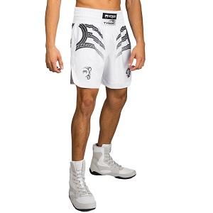 Venum - Training Shorts / Venum x Mike Tyson Tiger / Weiss-Schwarz / Small