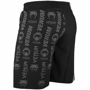 Venum - Pantaloncini di Fitness / Logos / Nero-Bianco / Medium